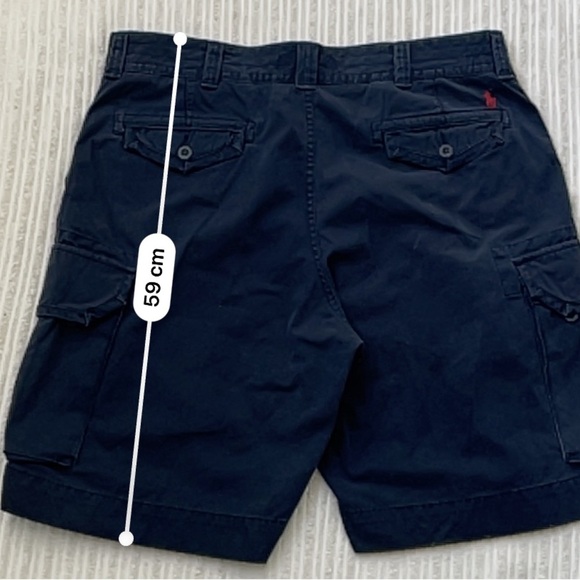 Vintage Polo Ralph Lauren Men’s Navy Cargo Shorts - Picture 6 of 6